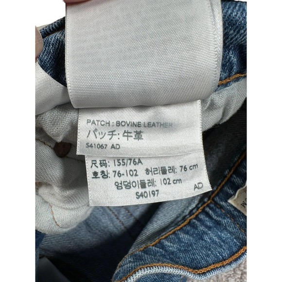 Levi's Premium 30x28 501 S Button Fly USA Medium Wash Slim - Picture 10 of 10